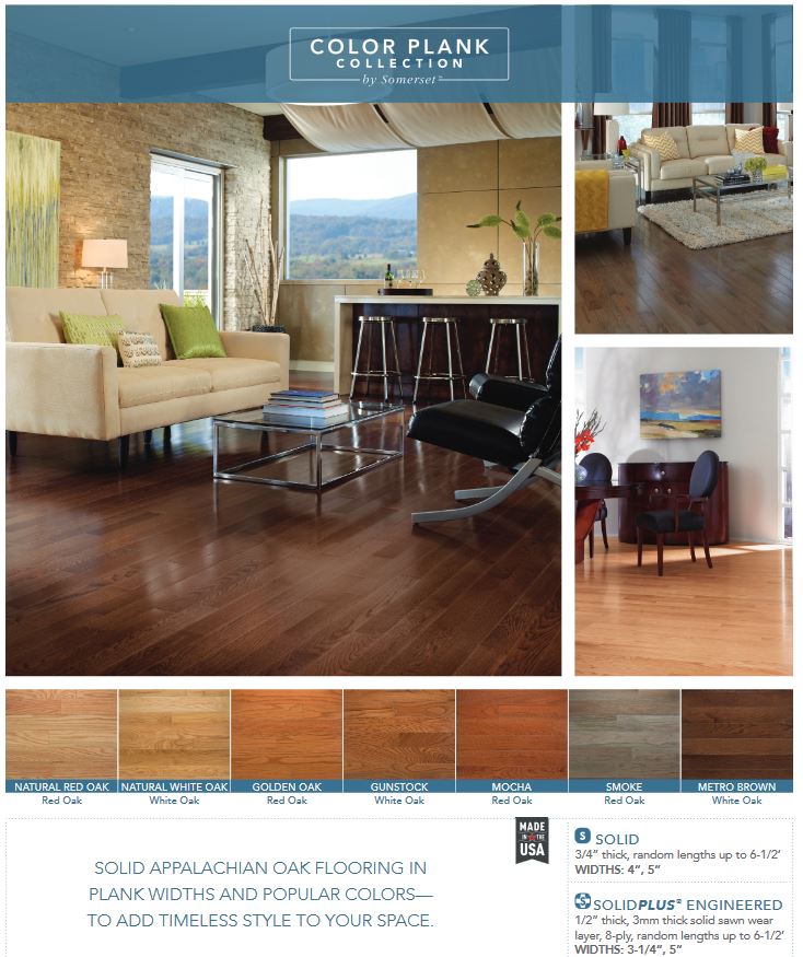 Somerset Hardwood Flooring, Somerset Hardwood Flooring Natural Red Oak